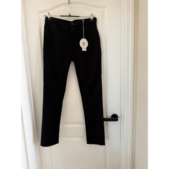 Men's Adriano Goldschmied Jamison Skinny Chino Pants Waist 32 Black